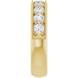 14K Yellow 3/4 CTW Lab-Grown Diamond Anniversary Band