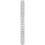Platinum 3/4 CTW Natural Diamond Eternity Band Size 7
