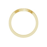 14K Yellow Vintage-Inspired V Ring