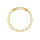 14K Yellow Vintage-Inspired V Ring