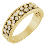 14K Yellow 1/5 CTW Natural Diamond Anniversary Band