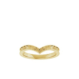 14K Yellow Vintage-Inspired V Ring