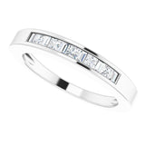 14K White 1/4 CTW Natural Diamond Anniversary Band