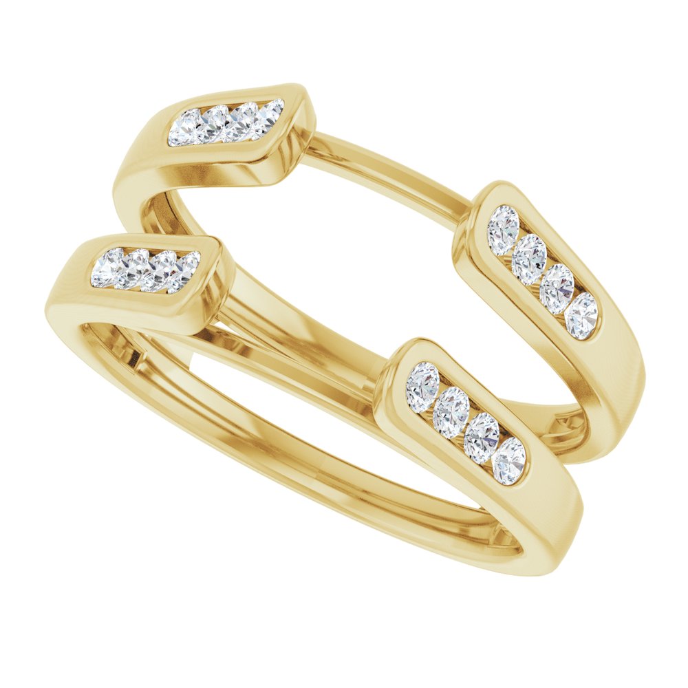 14K Yellow Gold 1/2 CTW Lab-Grown Diamond Ring Gurad