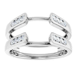 14K White 1/2 CTW Lab-Grown Diamond Ring Gurad