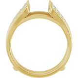 14K Yellow Gold 1/2 CTW Lab-Grown Diamond Ring Gurad