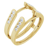 14K Yellow Gold 1/2 CTW Lab-Grown Diamond Ring Gurad