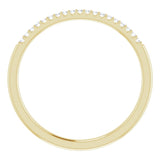 14K Yellow .08 CTW Natural Diamond Band