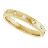 14K Yellow .08 CTW Natural Diamond Anniversary Band
