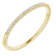 14K Yellow .08 CTW Natural Diamond Band