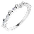 14K White 1/4 CTW Natural Diamond Anniversary Band