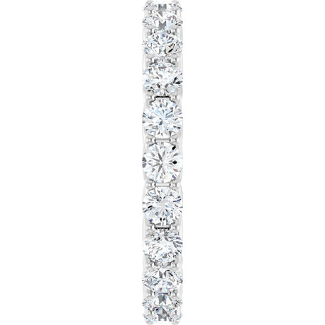 Platinum 2 CTW Natural Diamond Eternity Band