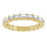 14K Yellow 9/10 CTW Natural Diamond Eternity Band Size 7