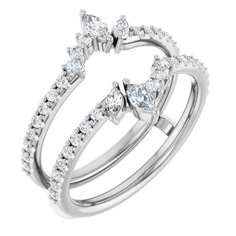 14K White Lab-Grown Diamond Ring