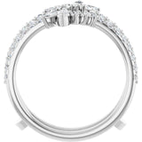 14K White Lab-Grown Diamond Ring