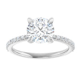 14K White Gold 1 3/4 CTW Lab-Grown Diamond Engagement Ring