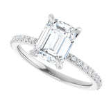 14K White Gold 1 9/10 CTW Lab-Grown Diamond Engagement Ring