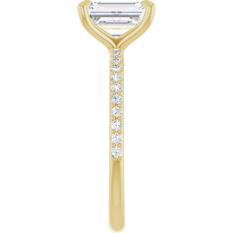 14K Yellow Gold 1 9/10 CTW Lab-Grown Diamond Engagement Ring