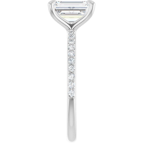14K White Gold 1 9/10 CTW Lab-Grown Diamond Engagement Ring
