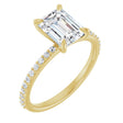 14K Yellow Gold 1 9/10 CTW Lab-Grown Diamond Engagement Ring