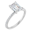14K White Gold 1 9/10 CTW Lab-Grown Diamond Engagement Ring
