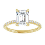 14K Yellow Gold 1 9/10 CTW Lab-Grown Diamond Engagement Ring