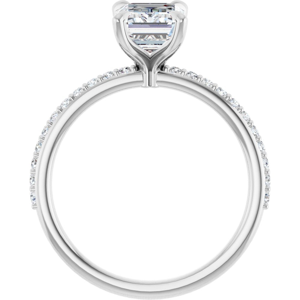 14K White Gold 1 9/10 CTW Lab-Grown Diamond Engagement Ring