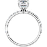 14K White Gold 1 9/10 CTW Lab-Grown Diamond Engagement Ring