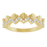 14K Yellow 1/6 CTW Natural Diamond Anniversary Band