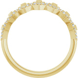 14K Yellow 1/6 CTW Natural Diamond Anniversary Band