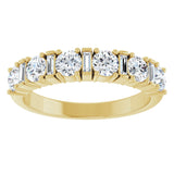 14K Yellow 1 CTW Natural Diamond Anniversary Band