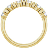 14K Yellow 1 CTW Natural Diamond Anniversary Band