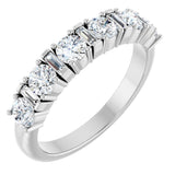 14K White 1/2 CTW Natural Diamond Anniversary Band