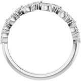 14K White Gold 5/8 CTW Lab-Grown Diamond Anniversary Band
