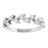 14K White Gold 5/8 CTW Lab-Grown Diamond Anniversary Band