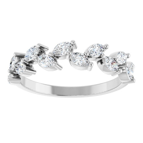 14K White Gold 5/8 CTW Lab-Grown Diamond Anniversary Band