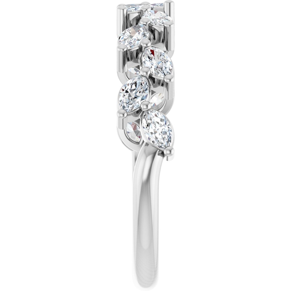 14K White Gold 5/8 CTW Lab-Grown Diamond Anniversary Band