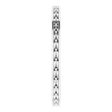 14K White Gold 2 mm Floral Flat Band Size 8