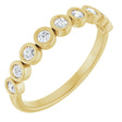 14K Yellow Gold 1/4 CTW Lab-Grown Diamond  Anniversary Band