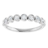 14K White 1/4 CTW Natural Diamond Anniversary Band