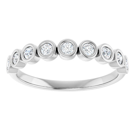 14K White Gold 1/4 CTW Lab-Grown Diamond  Anniversary Band