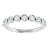 14K White Gold 1/4 CTW Natural Diamond Anniversary Band