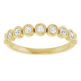 14K Yellow 1/4 CTW Natural Diamond Anniversary Band