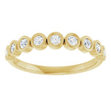 14K Yellow Gold 1/4 CTW Lab-Grown Diamond  Anniversary Band