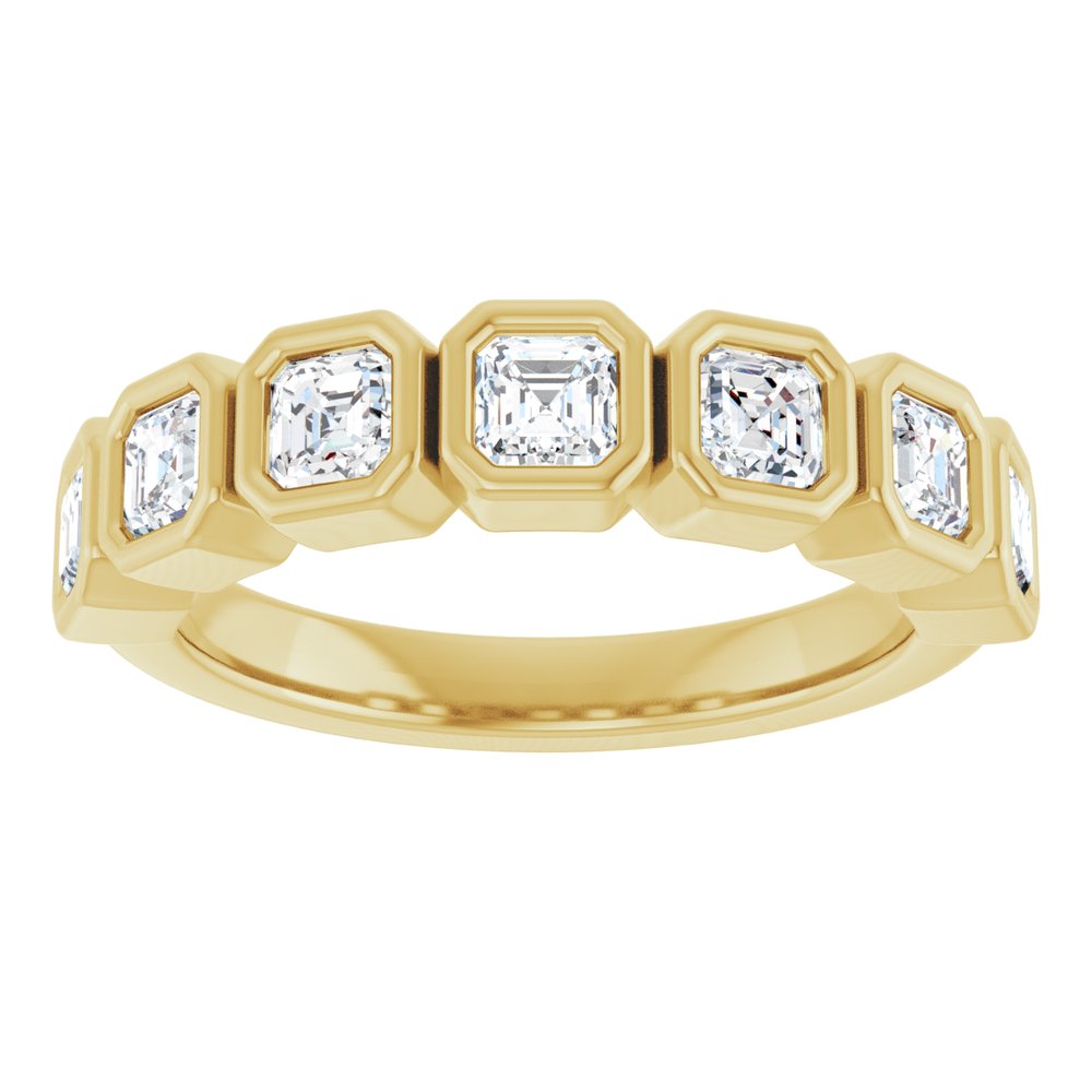 14K Yellow Gold 1 1/8 CTW Lab-Grown Diamond Anniversary Band