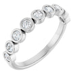 Platinum 1/2 CTW Natural Diamond Anniversary Band