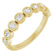 10K Yellow Gold 3/8 CTW Lab-Grown Diamond Anniversary Band