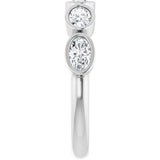 14K White Gold 1 1/4 CTW Natural Diamond Anniversary Band