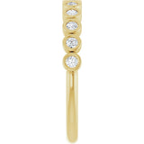 14K Yellow Gold 1/5 CTW Lab-Grown Diamond Anniversary Band