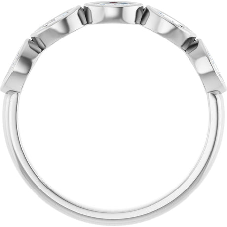14K White Gold 1/3 CTW Lab-Grown Diamond Anniversary Band